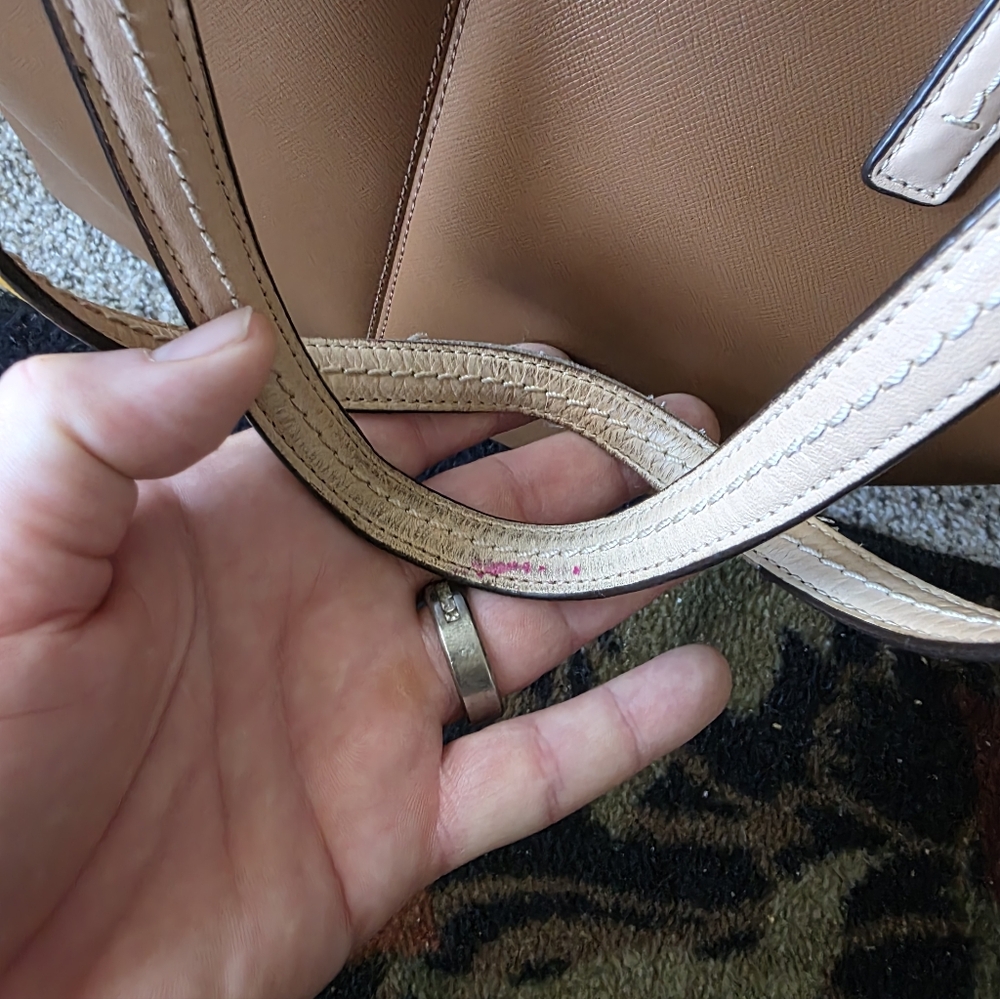 Coach Park Metropolitan Vermillion Cross Grain Leather Large Tote 2014 - Picture 10 of 12
